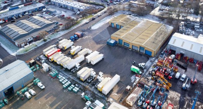 Shepherd brings to market rarely available and prominent workshop/ distribution facility in prime industrial location in Bellshill