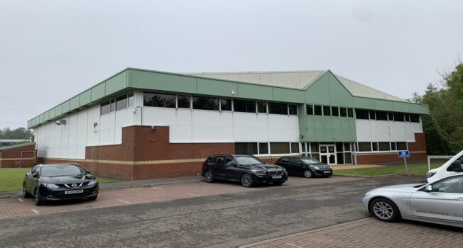 Shepherd brings to market high spec detached modern industrial unit in East Kilbride for sale
