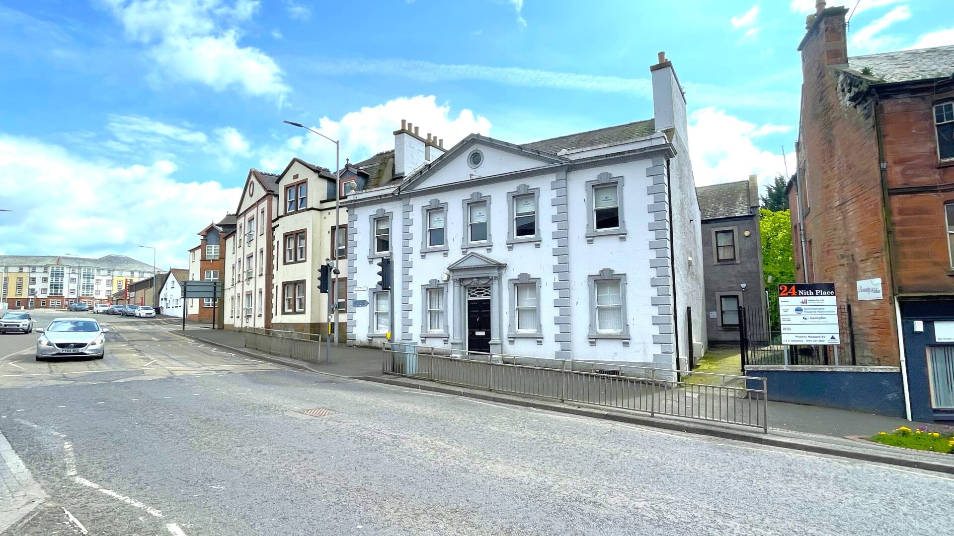 Shepherd brings to market town centre office building with residential redevelopment potential in Dumfries for sale
