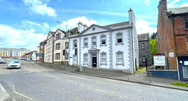 Shepherd brings to market town centre office building with residential redevelopment potential in Dumfries for sale