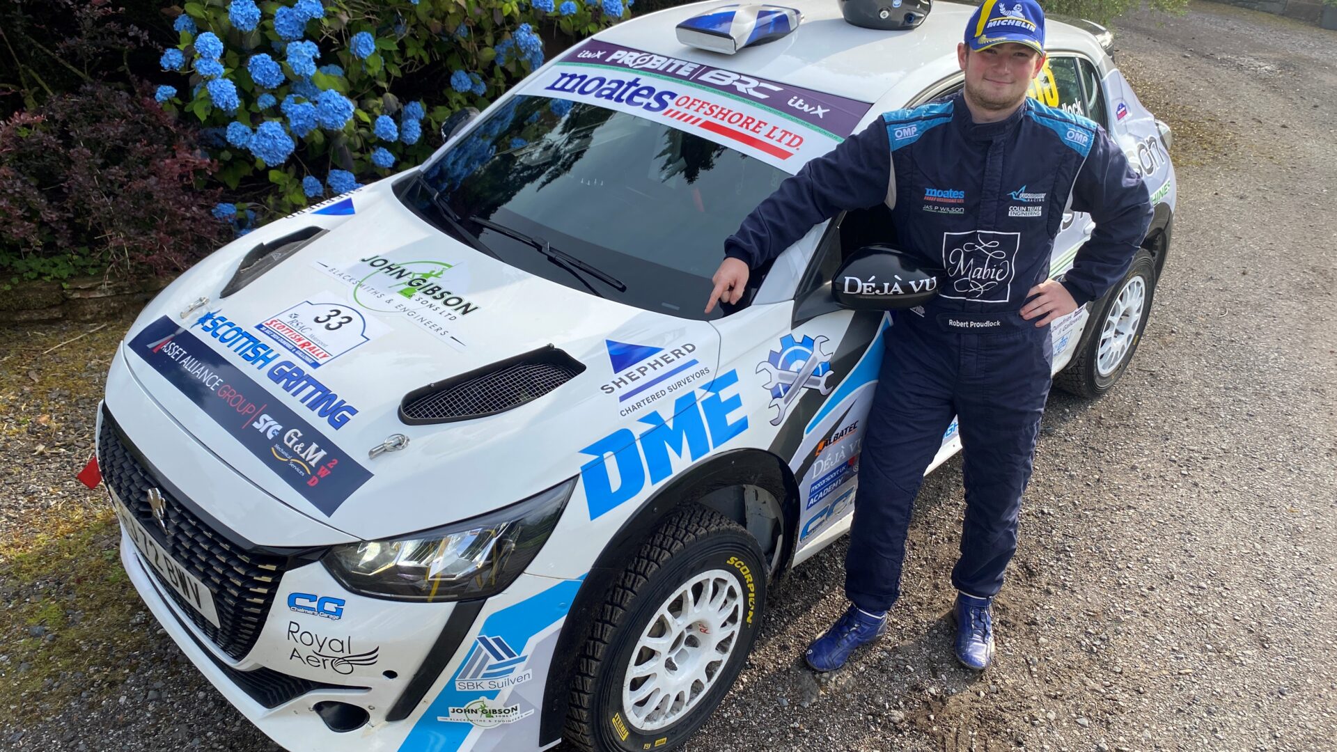 Shepherd sponsors Dumfries-based rising star rally driver