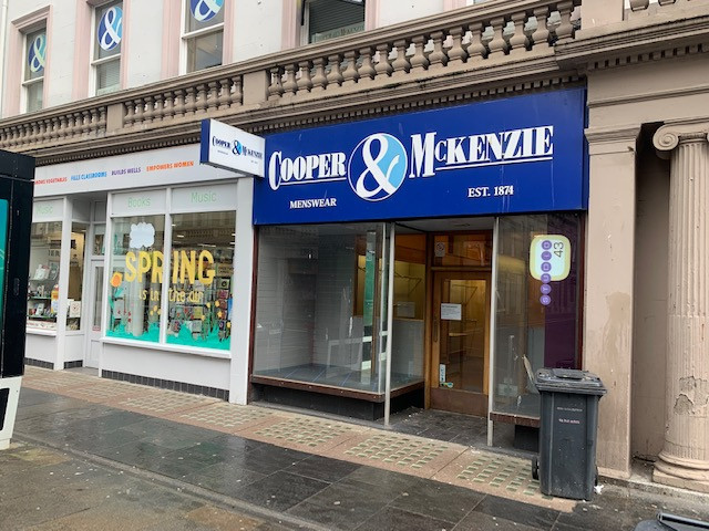 Cooper & McKenzie Menswear, 43 Reform Street, Dundee, Angus