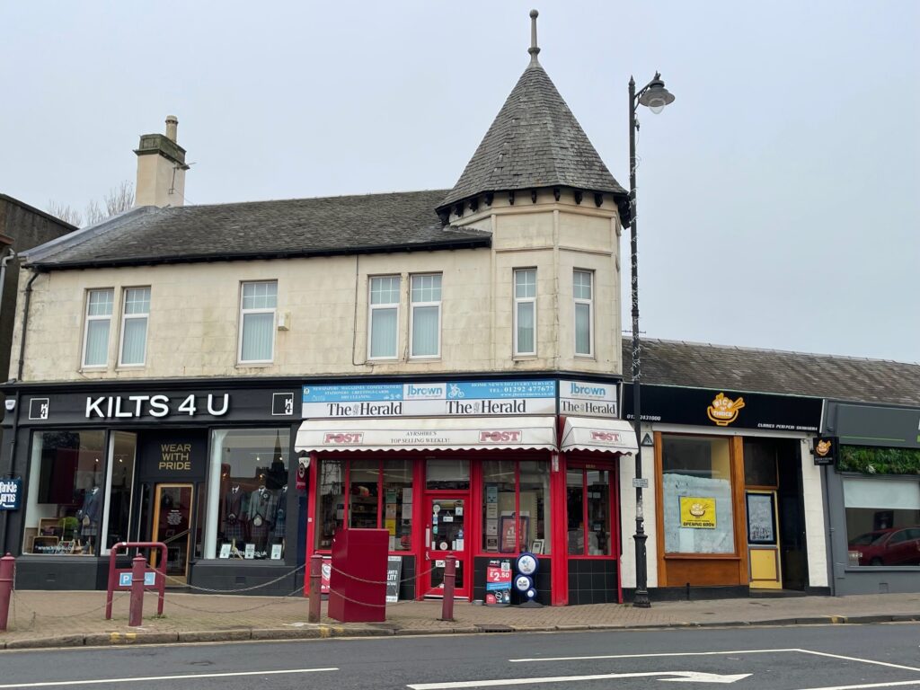 Shepherd is bringing to market J Brown Newsagent in Prestwick for sale due to the retirement of the current owners.