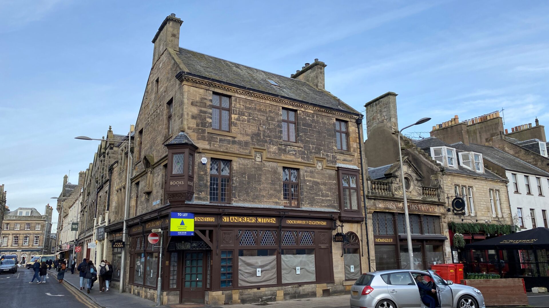 Shepherd brings to market prominent commercial premises in historic landmark building in St Andrews for lease